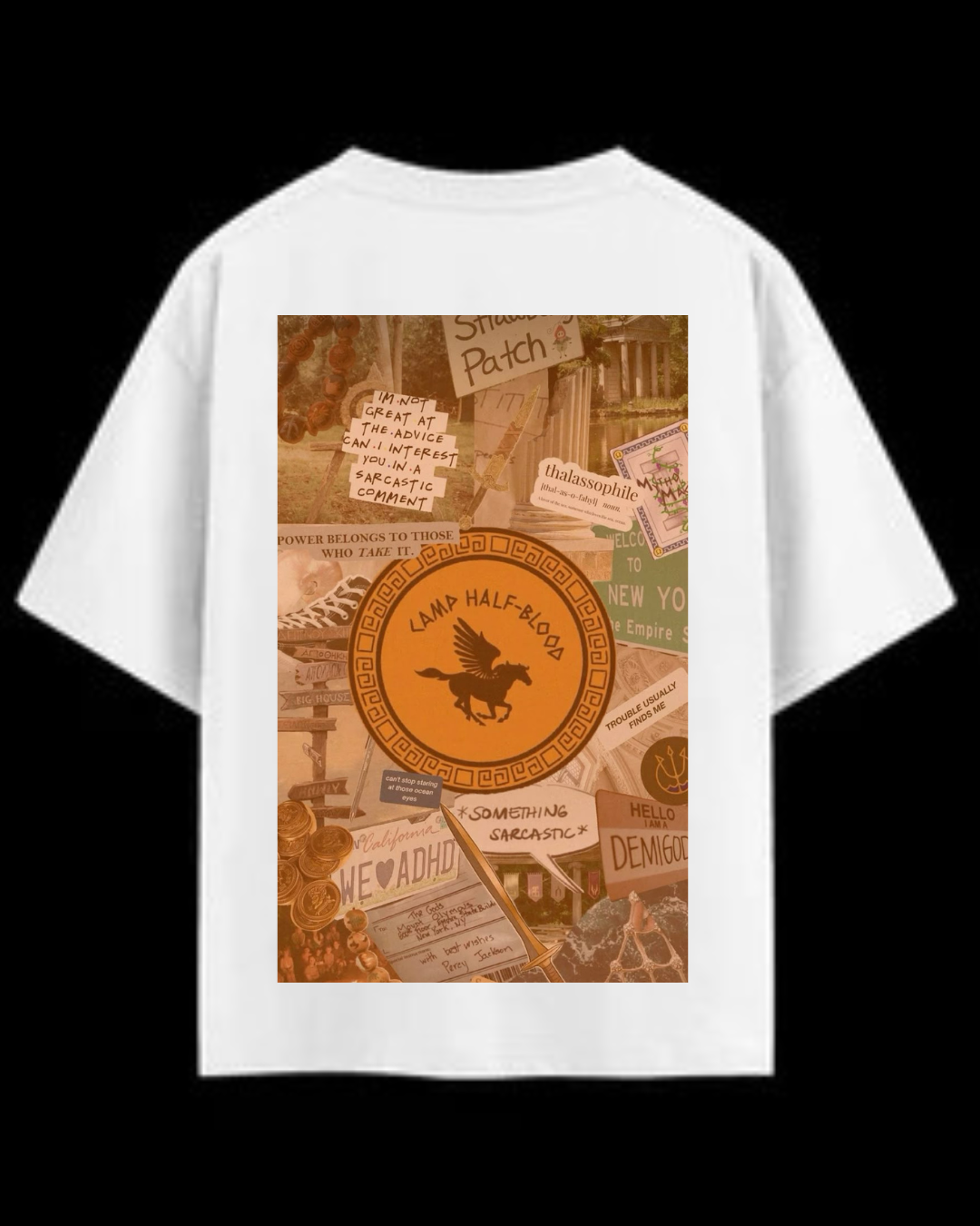 Camp Half-Blood Collage Short Sleeve T-Shirt